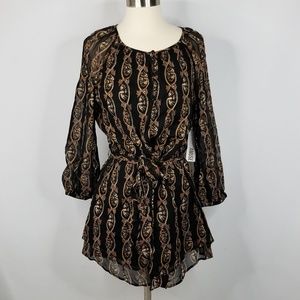 🆕️ Amuse Society long sleeved patterned dress